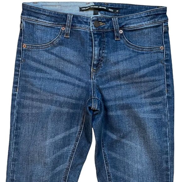 Volcom Legging Ankle Fit Denim Jeans, Size 27 - Picture 3 of 4